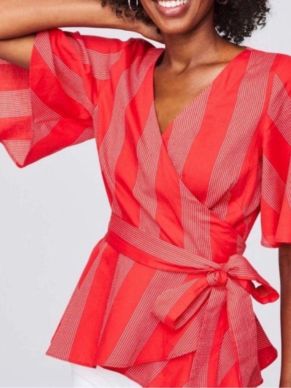 Women’s Loft Wrap Red Top